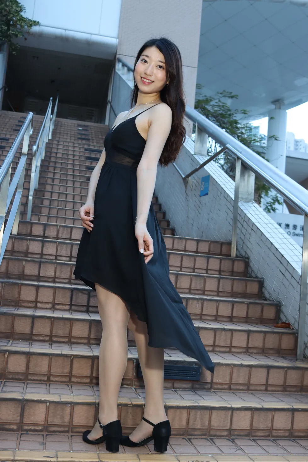 [Mzsock] NO.106 Wu Xiaokui Park black dress street photography#[61P]-59