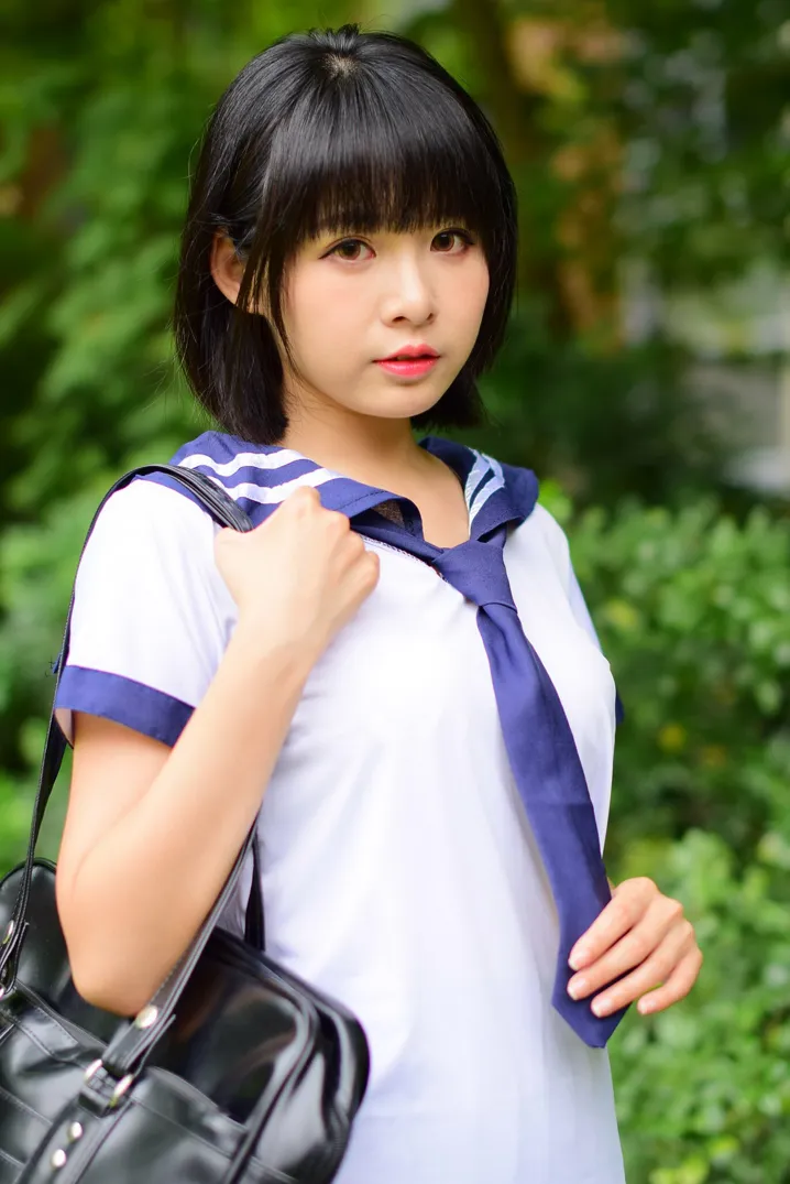 [Mzsock] NO.171 Hailin student uniform street photography#[73P]-21